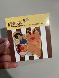 聖誕lulu豬貼紙