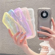 Cases Compatible For OPPO R17 R11S Plus A1 Pro A9 A5 2020 Reno 8T 5G Phone Case Transparent Simple Wave Creative Solid Color Back Cover Soft TPU Couple Mobile Casing