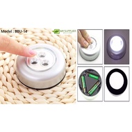 BBU-14 Stick Touch Lamp 3 LED Light Battery Powered Light Lamp 7cm