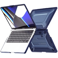 ใหม่ล่าสุดกันกระแทกด้านนอกฝาครอบกรณีพับสำหรับ2021 2022 Macbook 2023 Air 15 Pro 14 16 M1 A2442 Air 13