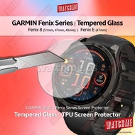 Garmin Smart Watch Fenix 8, Fenix E Tempered Glass Screen Protector, and TPU Soft Film (for fenix8 5