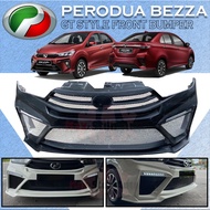 PERODUA BEZZA 2020 FACELIFT GT BUMPER (GT STYLE) FRONT BUMPER FOR BEZZA 2020 GT BUMPER DEPAN FIBER C