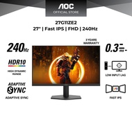 AOC 27G11ZE2 27" 240Hz 0.3MS Fast IPS FHD Gaming Monitor Monitor 27 Inch with Adaptive Sync, HDR10