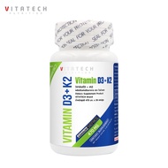 [1 Bottle] Vitamin D3K2 VITATECH D3K2 D3 K2 D3 K2 D3+K2