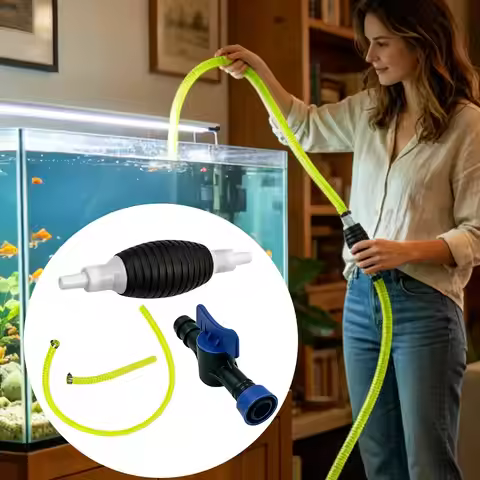 Car Oil Liquid Siphon Pump Kit Leakproof Manual Fish Tank Water Absorber For Home Fish Tank Aquarium