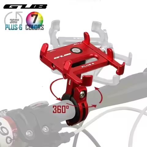 GUB New Free Rotation Bicycle Phone Holder Plus6/Pro2 Cycling Phone Support Handlebar Accessories fo
