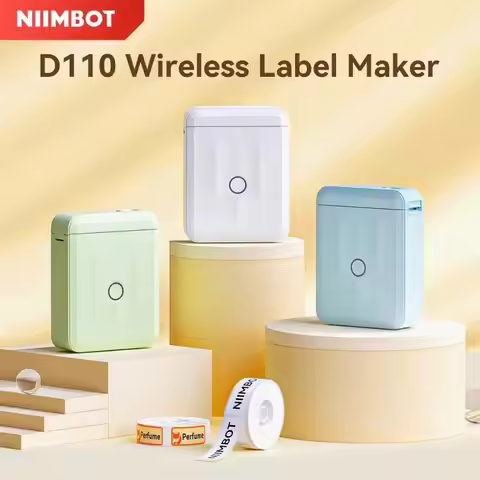 Niimbot D110 Label Maker Printer Inkless Bluetooth Label Thermal Printer cartoon version