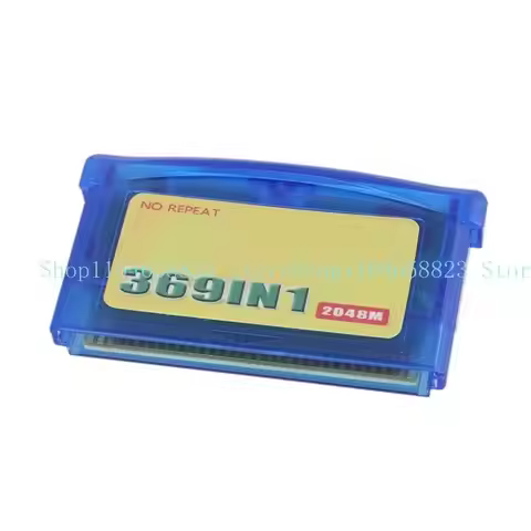 369 in 1 Game Cartridge Card Classical English Game in Cartridge for Handheld Game Console Game Coll