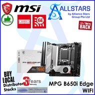 (ALLSTARS:We are Back / DIY Mainboard PROMO) MSI MPG B650i Edge WIFI AMD AM5 ITX Mainboard(Warranty 