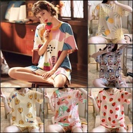 Shop Malaysia Terno Pajama Yazi fashion for adult sleepwear set for women PJM