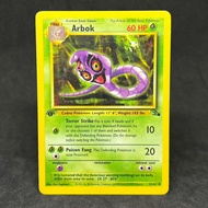 Vintage Pokemon TCG Arbok 31/62 1999 Fossil Trading Card Game Collectibles Pokemon Cards