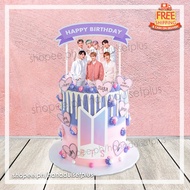 Bts Cake Topper | BTS 2022 Cake Topper [set] | Bts cup cake toppers | Set ♥ hanadulset