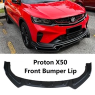 Proton X50 Sporty Front Lip Front Bumper Lip Bodykit 1set