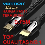 [0.75M - B05] Vention HDMI High Speed Nylon Braided HDMI Cable v2.0 4K