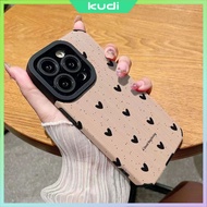 Niche Cute Full Screen Love Heart iPhone Case Suitable for iPhone15promax/iPhone15 14 13 12 11 xsmax