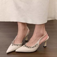 2 inch kitten heels Sandals for women waterdrill elegant heels style