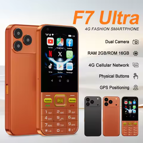 SERVO F7 Ultra Android Smart Mobile Phone 4G Network 2.8" Touch Screen 2GB+16GB WhatsAPP FM Radio Du