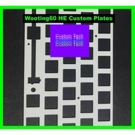 Wooting60 HE Keyboard Custom Plates