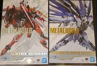 全新 日版 Metal Build Freedom concept 2.0 & Justice Gundam  靚盒 自由高達 正義高達 (元朗西鐵/大埔中心交收) MB