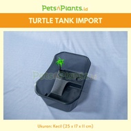 Aquarium Cage Place KURA WaterKURA - Imported PP Plastic Turtle Tank - (S) = 25 x 17 x 11 cm