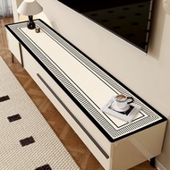 5AY3 Light Luxury High-End Feeling Simple Style TV Cabinet Double-Sided Leather Protective Mat Dinin