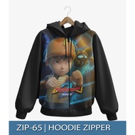 Boboiboy Lightning Zipper Hoodie Jacket 3D Printing Boboiboy Trendy ZIP-65 Children's Jacket