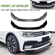 For Volkswagen Tiguan MK2 Rline 2017-2020 Pre Front Lip Spoiler Front Bumper Shovel Modification Ext