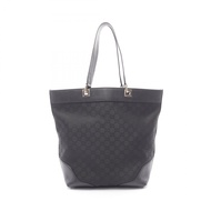 【二手】Gucci GUCCI 托特包 GG 圖案 272377 黑色尼龍皮革托特包 女士二手 B