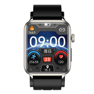 นาฬิกาตรวจสอบความดันโลหิต ชีพจร อ๊อกซิเจน กรดยูริก ไขมันในเลือด ECG การนอน พร้อมปั๊มลมและปลอกแขน