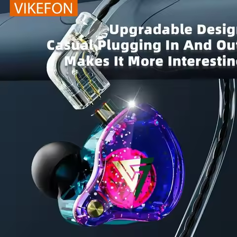 Original QKZ AK6 Pro Copper Driver HiFi Wired Earphone Sport Headphone Bass Stereo Headset Music Ear