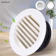 [Eas] Exterior Wall Air Vent Grille Plastic Round Air Exhaust Vent Grille Ducting