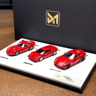 DMY 1: 64 Ferrari 250GTO Leap Horse 288GTO 599GTO Three Car Set Resin Car Model