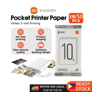 Xiaomi Portable Photo Printer - Photo Paper 10/50 Sheets Compatible Printer&Mijia Printer 1S photo p