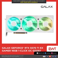 GALAX GeForce RTX™ 5070 Ti EX GAMER 16GB 1-Click OC WHITE Graphic Card 100% ORIGINAL