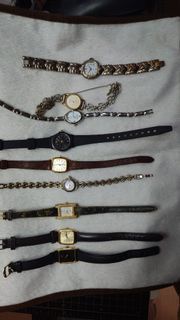 出清 共11隻 中古 機械錶 SEIKO  Alba 等女錶