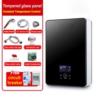 Electric Tankless Water Heater 6500W 220V Instant Water Heater with Handheld Shower Head and Hose Se