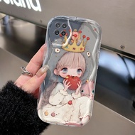 Case Samsung A12 4G A12 5G M12 F12 A13 A14 4G A14 5G Transparent Case Super cute girl Z5060