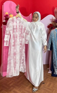 SET INNER DRESS DAN OUTER / DANIKA DRESS MOTIF BARU ONE SET BUSUI FRIENDLY / DRESS WANITA TERBARU 20