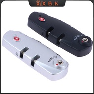X.B.K Innovative Security Tool For Travel Suitcase Luggage Portable  TSA Padlo 3 Digit Customs Passw
