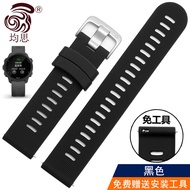 สายคล้องคอซิลิโคนสําหรับ Garmin Forerunner245 645 Vivoactive3 3T S40 กีฬากลางแจ้งนาฬิกาอุปกรณ์เสริมส