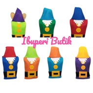 Gnome Flannel Dwarf Costume Snow White 7 Dwarf