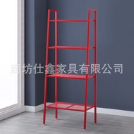 △☈ Shelf receive land type kitchen floor frame wrought iron shelf living room balcony flower multila