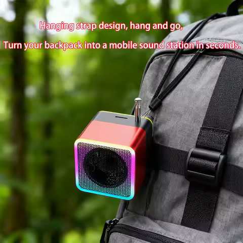 V9 Bluetooth Speaker Wireless Portable Speaker with Microphone USB Drive Support TF Card Support TWS