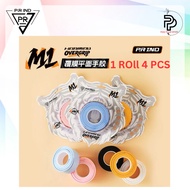 PRIND M1 Harimau Overgrip 0.6mm – Anti-Slip Sports Grip | 1 Roll 4pcs | 5 Color Options