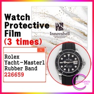 kr_Protection Films for Rolex Yacht-Master1 Rubber Band 226659 (3 times) / Scratch & Contamination P