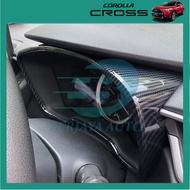 Toyota Corolla Cross 2020 - 2025 Meter Lining Carbon Fiber Design Trim For Corolla Cross Car Accesso