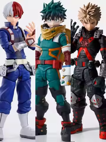 Original Bandai S.H.Figuarts SHF Izuku Midoriya In Stock Anime Action Collection Figures Model Toys