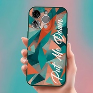 客製化禮物 TPU手機殼 深綠色幾何圖案iPhone14 15 16 Pro Max