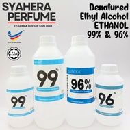 Perfume Alcohol Ethanol 99% & Ethanol 96% / Alcohol Minyak Wangi Ethanol 99% & Ethanol 96% / 500ml /