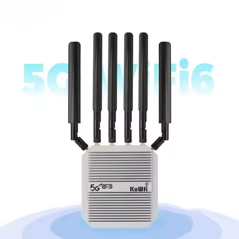 3000Mbps KuWFi 2.5G Port Wifi 5g Lte Wireless Router 5g Sim Card NSA/SA Enrutador 360 Wifi Coverage 